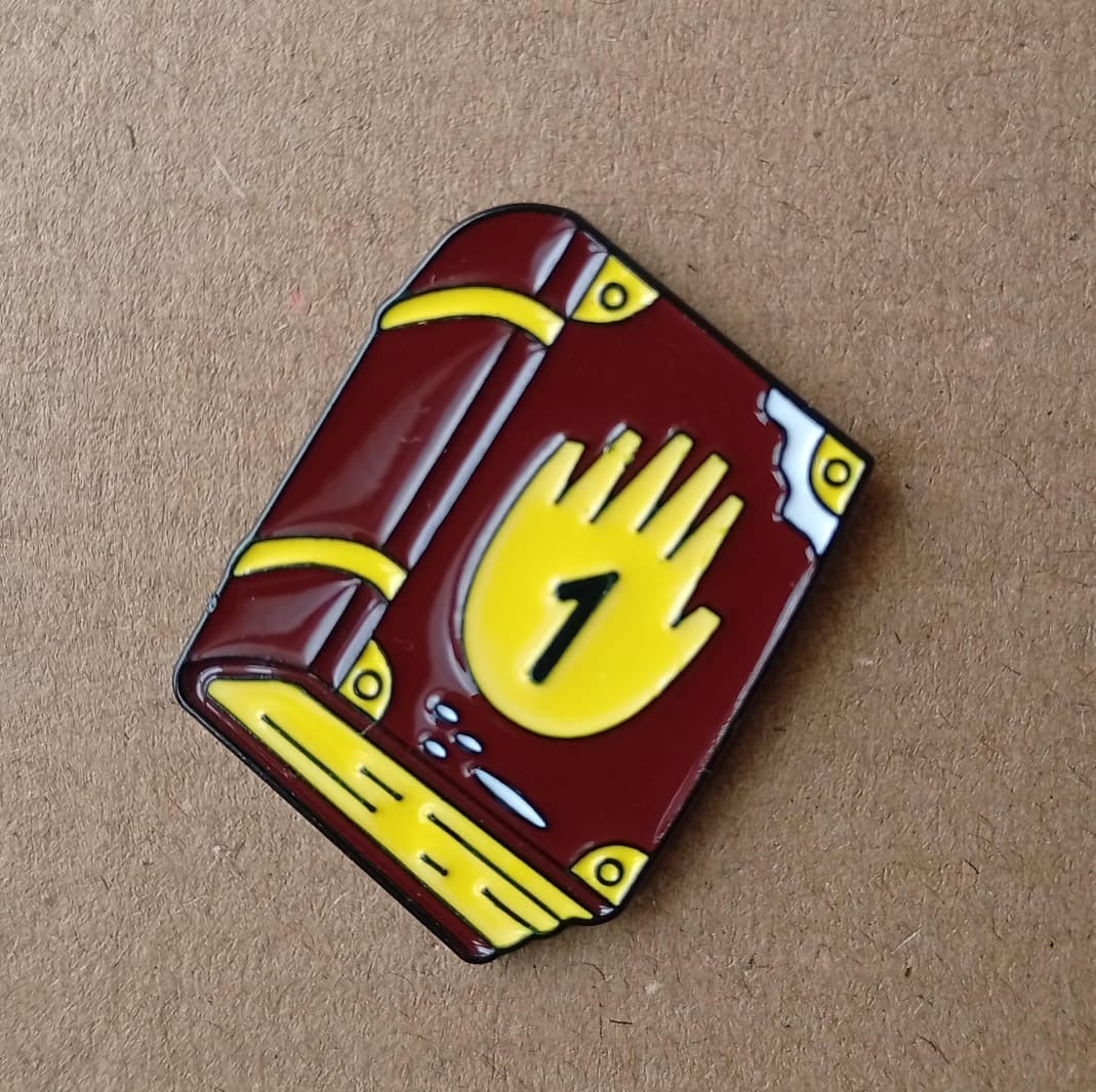 Gravity Falls: Pin Esmaltado Diario 1 - Mano de 6 Dedos
