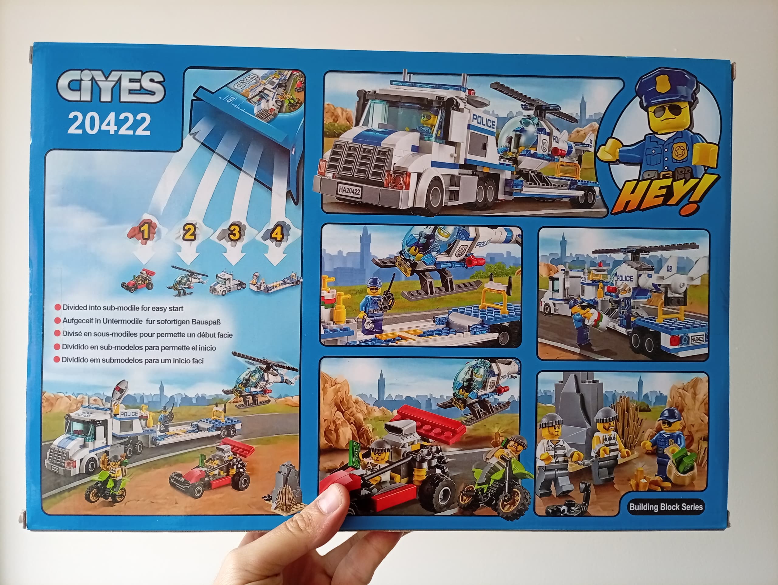 Transporte Policial 20422 - Set Construcción One Piece: The Going Merry 75639