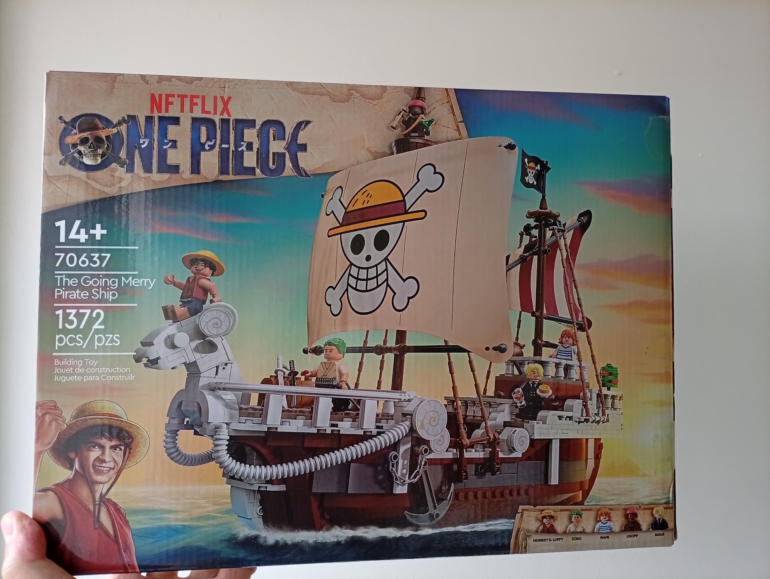 One Piece: The Going Merry 75639 - Barco Sombrero de Paja 1.376 Piezas