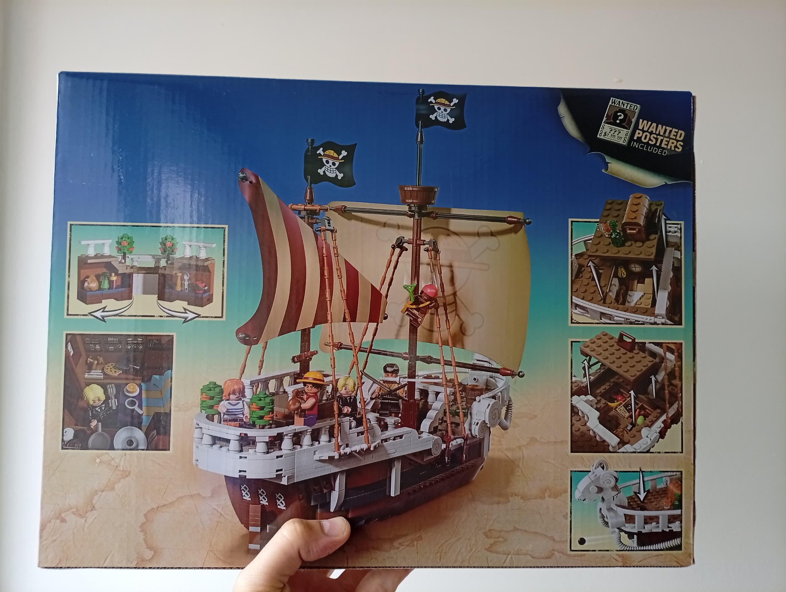 One Piece: The Going Merry 75639 - Barco Sombrero de Paja 1.376 Piezas